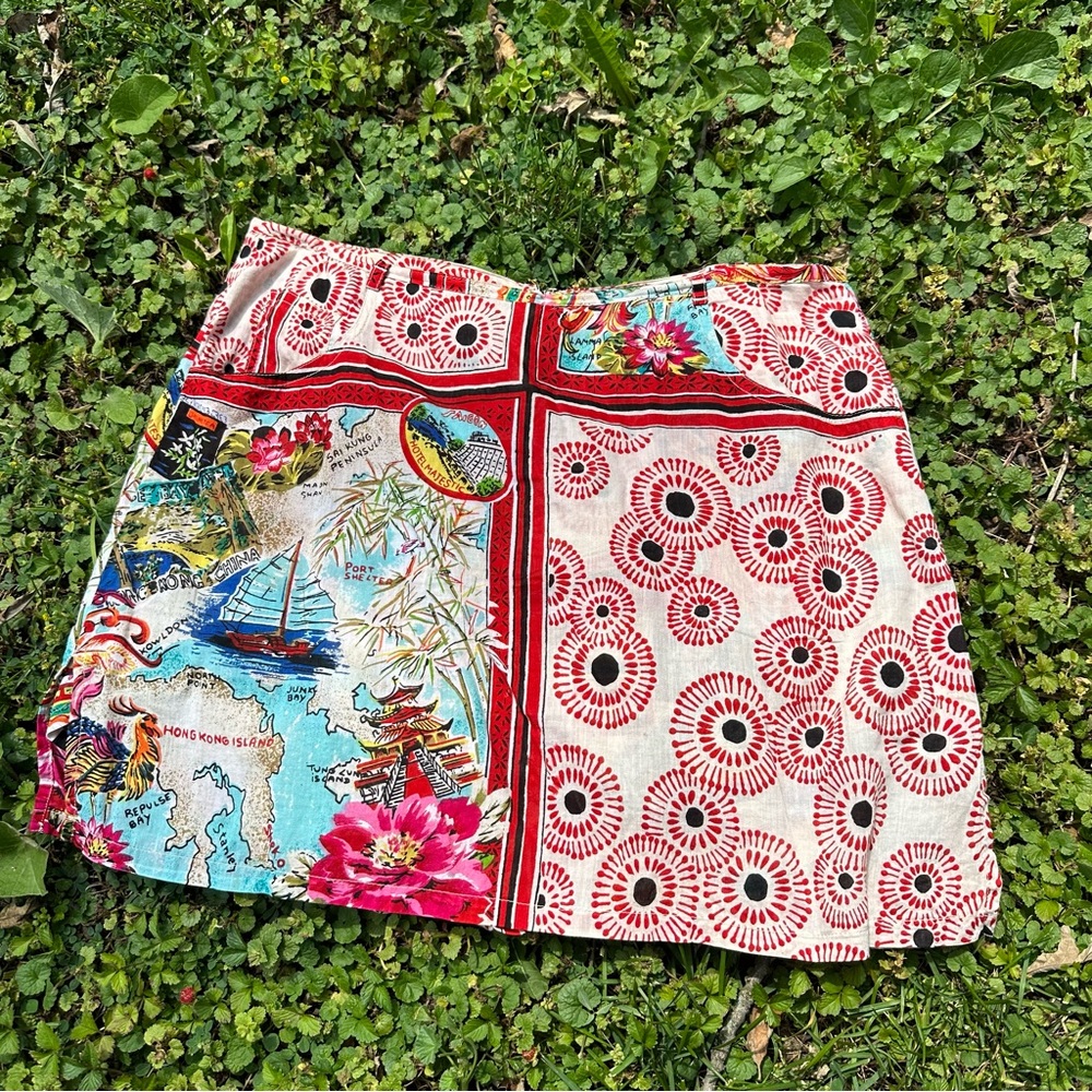 Blue Plate mini skirt